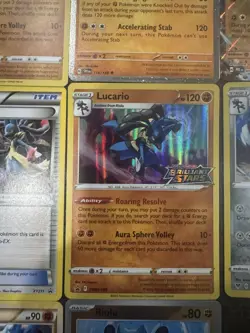 Pokemon lot of 8 cards Lucario Stamped Promos/Holo/Reverse Holo - Image 2