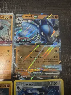 Pokemon lot of 8 cards Lucario Stamped Promos/Holo/Reverse Holo - Image 4