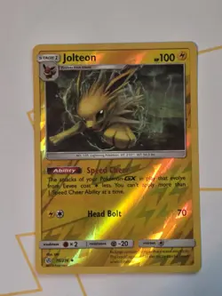Jolteon 70/236 Reverse Holo Sun & Moon Cosmic Eclipse Pokemon Card 2019 NM - Image 1