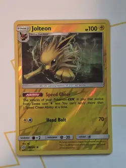Jolteon 70/236 Reverse Holo Sun & Moon Cosmic Eclipse Pokemon Card 2019 NM - Image 2