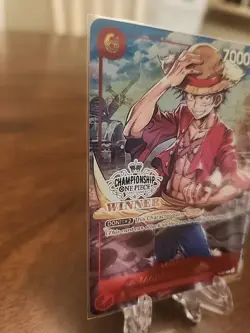 Monkey.D.Luffy P-001 Store Championship Trophy Card Promo - Image 2