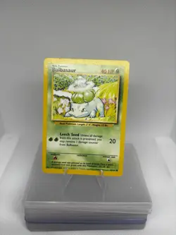 Pokemon TCG Bulbasaur Vintage Base Set, Common Card 44/102 - Image 2
