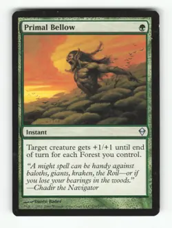 Primal Bellow U Zendikar 176 LP Normal Magic: The Gathering - Image 1