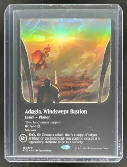 2025 Magic The Gathering Edge Of Eternities Adagia Windswept Bastio Foil #0277 - Image 1