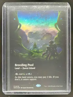 2025 Magic The Gathering Edge Of Eternities Breeding Pool Borderless Foil #0278 - Image 1