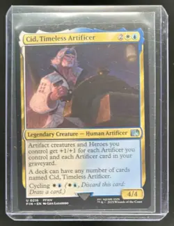 2025 Magic MTG Final Fantasy Cid Timeless Artificer Uncommon #0216 - Image 1