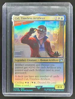 2025 Magic MTG Final Fantasy Cid Timeless Artificer Foil Uncommon #0419 - Image 1