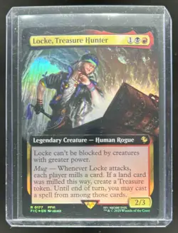2025 Magic MTG Final Fantasy Locke Treasure Hunter EA Commander Foil Rare #177 - Image 1