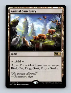 Animal Sanctuary Core Set 2021 Non-Foil MTG NM - Image 1