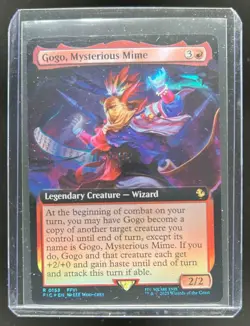 2025 Magic MTG Final Fantasy Gogo Mysterious Mime EA Commander Foil Rare #153 - Image 1