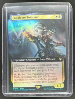 2025 Magic MTG Final Fantasy Papalymo Totolymo Commander Foil Rare #0180 - Image 1