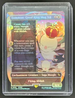 2025 Magic MTG Final Fantasy Summon: Good King Mog XII Commander Foil Rare #194 - Image 1