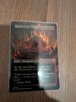 MTG Magic the Gathering Blood Crypt (Borderless) Lorwyn Eclipsed Regular 349 - Image 2