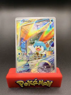 Pokemon Card Quaxly 206/193 Illustration Rare Paldea Evolved Near Mint - Image 1