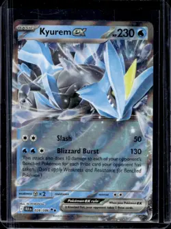 2025 Pokemon Black Bolt Kyurem ex Double Rare #028/086 - Image 1