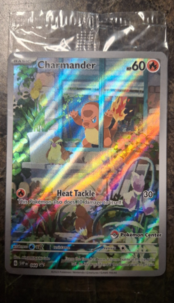 Pokemon Obsidian Flames Charmander - 044 (Pokemon Center Exclusive) Promo SEALED - Image 1