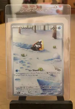 Snorunt 188/182 Paradox Rift Full Art Ultra Rare Holo Pokemon Card NM - Image 1
