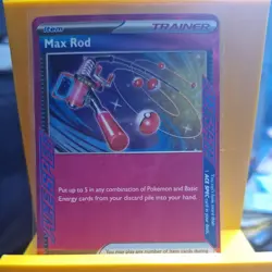 116/131 Max Rod - Ace Spec - Prismatic Evolutions - Pokemon TCG - Image 1