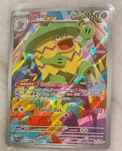 Ludicolo 095/094 Pokemon Mega Evolution Phantasmal Flames Illustration Rare NM - Image 1