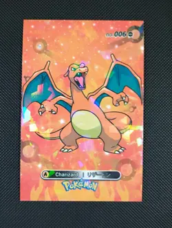 Pokemon 2024 Card Database Cracked Ice Holo Charizard 006 Peru Borderless - Image 1