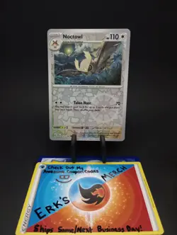 Noctowl 127/162 Temporal Forces Reverse Holo Common Pokemon Card - Image 1