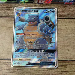 Pokemon TCG Sun & Moon Full Art Promo 3 Card Lot Blastoise Incineroar Decidueye - Image 2