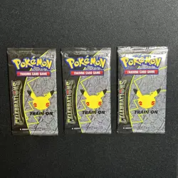 Pokemon 25th Celebrations Booster Pack Anniversary NEW FACTORY SEALED - 3x Packs - Image 1
