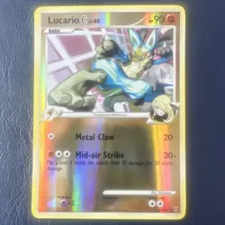 MP Pokemon Lucario C Supreme Victors Reverse Holo Rare Card 31/147 - Image 1