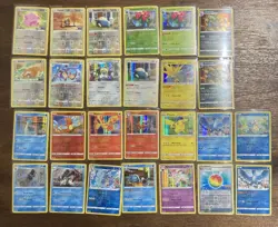 Pokemon Go TCG Holo/Reverse Holo lot of 26 No Dupes! Pikachu Charizard and More! - Image 1