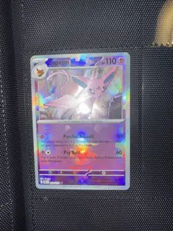 Pokemon TCG Prismatic Evolutions 033/131 Espeon Poke ball Pattern English - Image 1