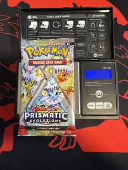 22.62g Heavy - Pokemon TCG S&V - Prismatic Evolution Booster Pack! Semi GOD U - Image 1