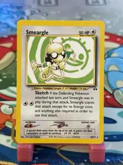 Smeargle #30/75 - Pokemon TCG - Neo Discovery - Rare - Unlimited - Image 1