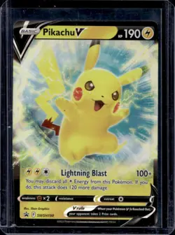 2019-2023 Pokemon SWSH Black Star Promos Pikachu V #SWSH198 - Image 1