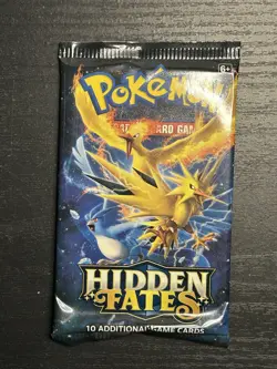 HIDDEN FATES 22.27g🔥🔥 Pokemon TCG Booster Pack Sealed New - Image 2