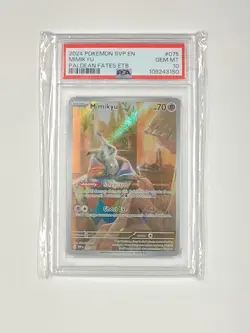 🔥Pokemon Mimikyu 075 Black Star Promo PSA 10📈 - Image 1