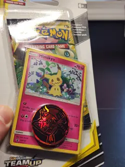 Pokemon Sun & Moon Team Up Mimikyu Blister - HD Swirl Promo - Celebi & Venusaur - Image 2