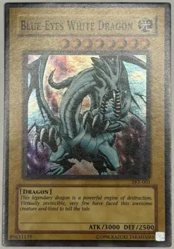 Blue-Eyes White Dragon - SKE-001 - Super Rare Unlimited - NM/LP Yugioh - Image 1