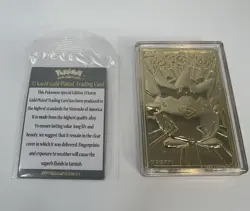 Togepi Pokemon 23k Gold Plated Trading Card Pokemon Nintendo 1999 Burger King - Image 2