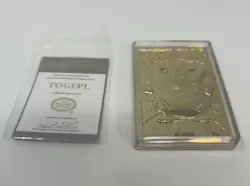 Togepi Pokemon 23k Gold Plated Trading Card Pokemon Nintendo 1999 Burger King - Image 4