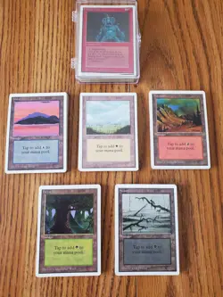 Magic The Gathering Lot of 68 UNLIMITED Basic Lands with 36-card Bonus READ - Image 1