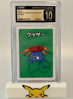 2019 Pokemon Japanese Playing Cards Old Maid Gloom CGC 10 PRISTINE - Image 1