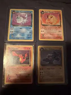 Lot Of 4 Dark Team Rocket Pokemon Cards - Image 1