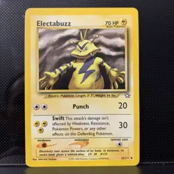 Pokemon TCG Electabuzz Neo Genesis Card 33/111 Unlimited Uncommon NM - Image 1
