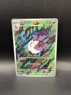 Arbok 176/162 Holo Illustration Rare Temporal Forces Pokemon Card - Image 1