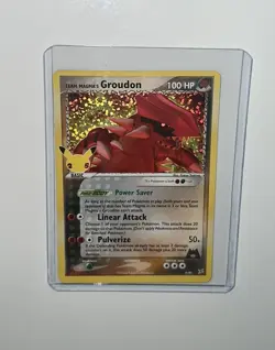 Team Magma's Groudon 9/95 Rare Holo Pokemon Celebrations 2004 Pokemon TCG Card - Image 1