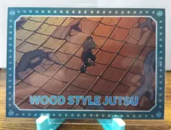 2024 Topps Animax Official Naruto Cards Wood Style Jutsu Limited Edition Foil - Image 1