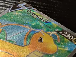 Pokemon Card TCG - Dragonite V 076/078 Full Art Ultra Rare Heavily Played - Image 4