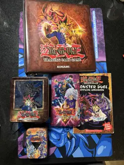 Yugioh Lot, Vintage Accessories- Cards, book, Tin, play mat, Binders Y2K 90’s - Image 1