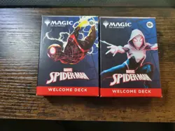 NYCC 2025 - Magic The Gathering Spiderman WELCOME DECK Set Of 2 Green and Red - Image 3