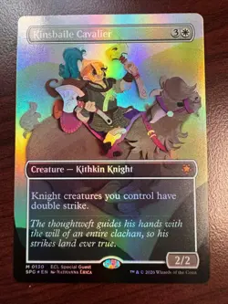 🌈 Kinsbaile Cavalier (Borderless FOIL) - MTG Special Guests SPG - NM/M - Image 1